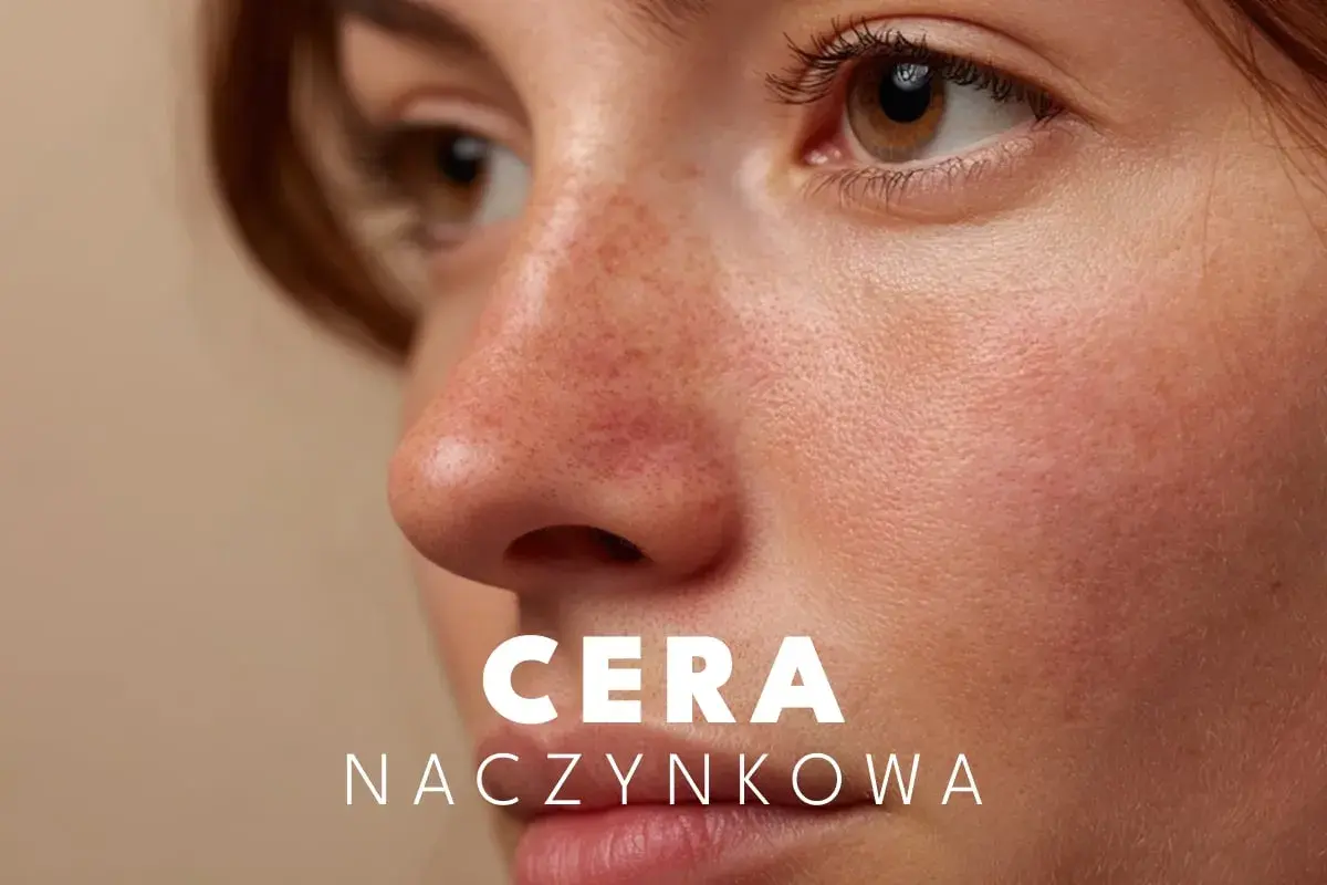 Widoczne zaczerwienienia i drobne naczynka na nosie i policzkach to cechy charakterystyczne cery naczynkowej.